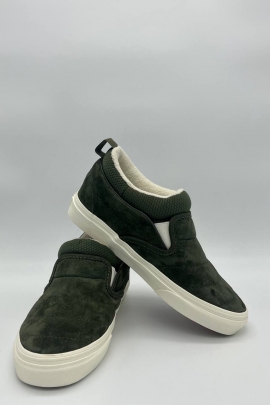  VANS  slip-on VN0009QUOLVL темно зелені