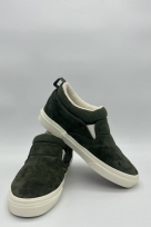 VANS  slip-on VN0009QUOLVL темно зелені